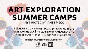 Registration for Session A Art Exploration Camp 2024 cover picture