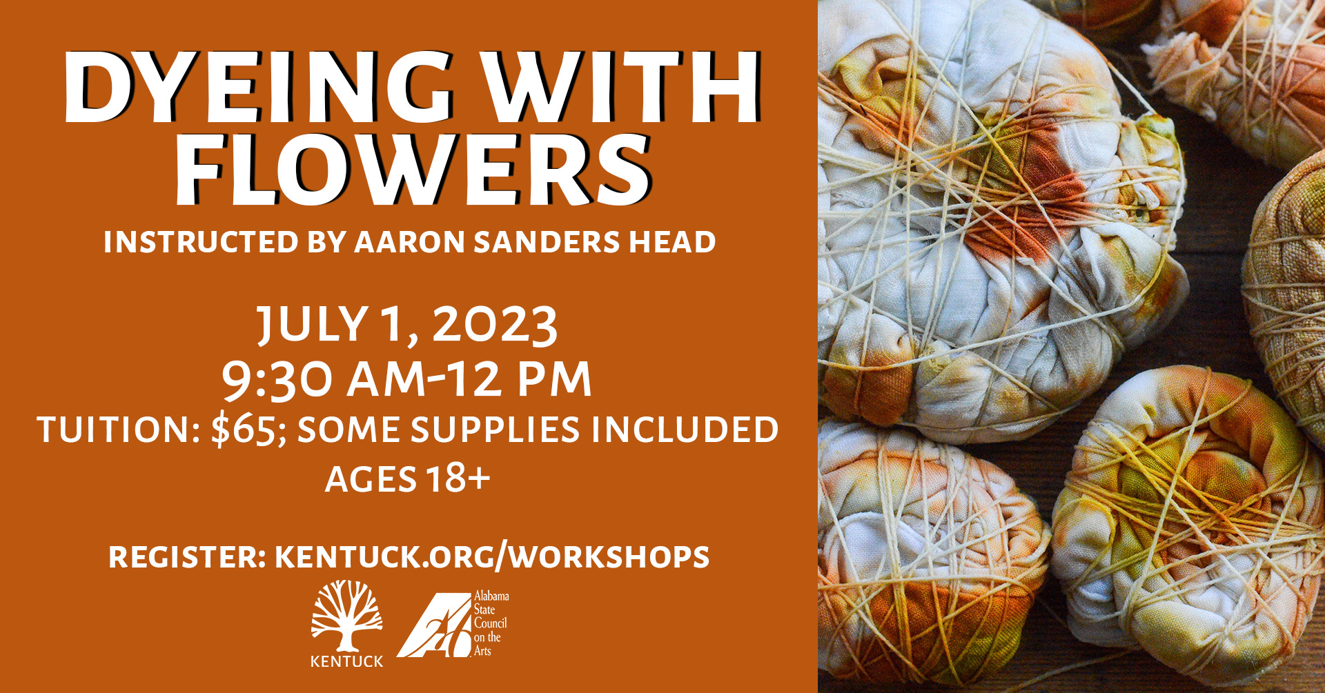 Dyeing with Flowers with Aaron Sanders Head