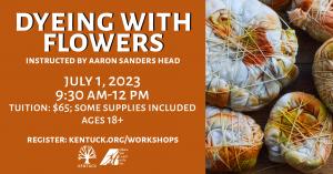 Registration for Dyeing with Flowers cover picture