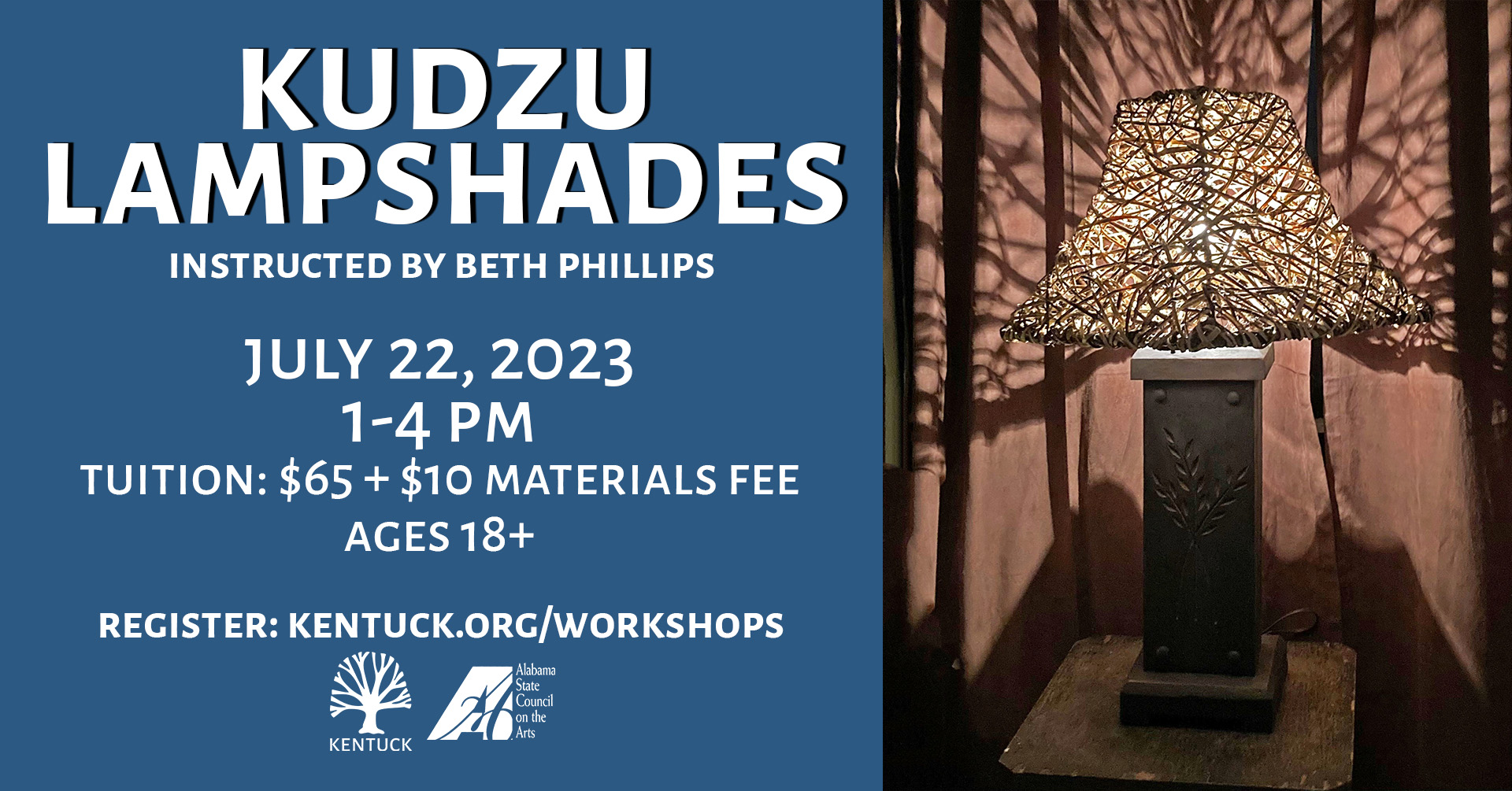 Kudzu Lampshades with Beth Phillips