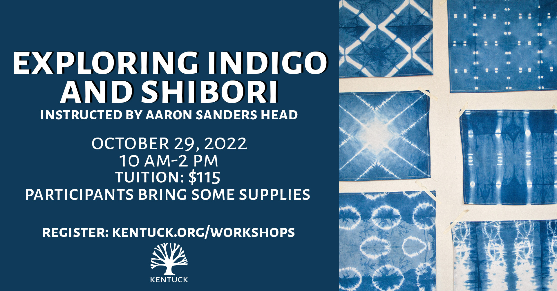 Exploring Indigo and Shibori with Aaron Sanders Head cover image