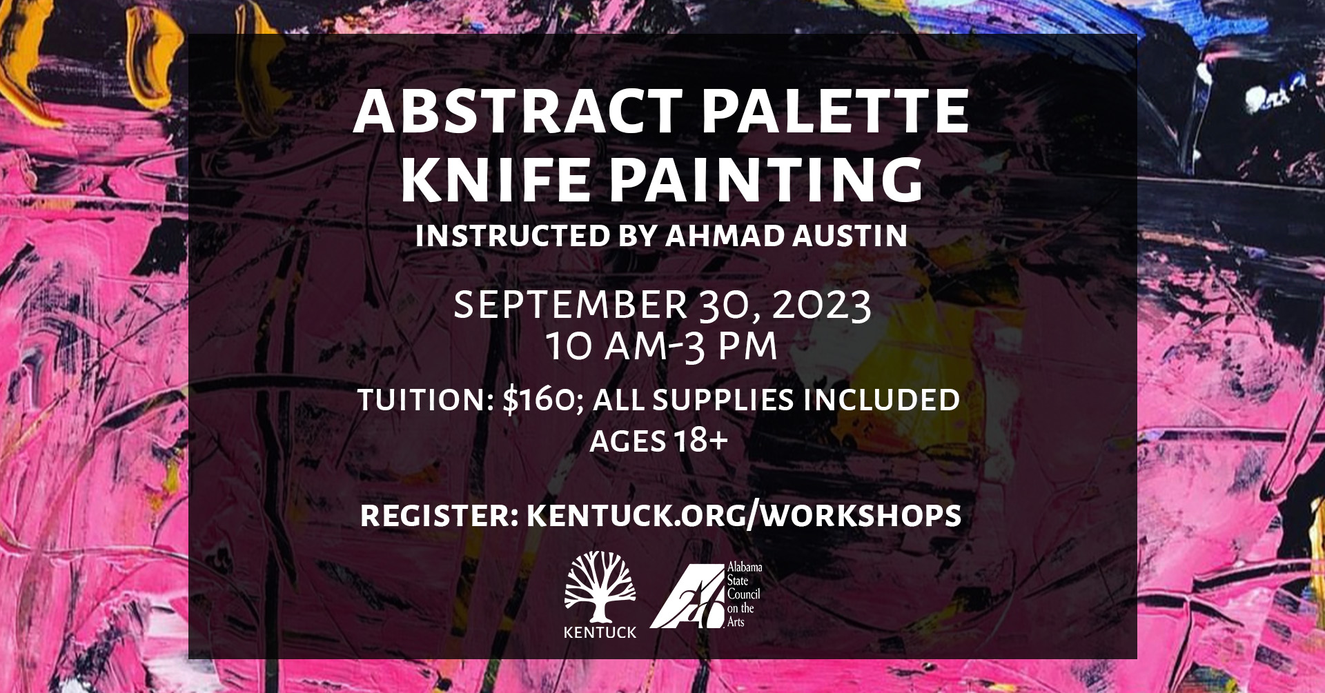Abstract Palette Knife Painting with Ahmad Austin: September 2023 cover image