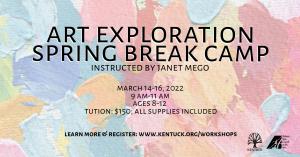 Non-Member Registration for Art Exploration Spring Break Camp cover picture