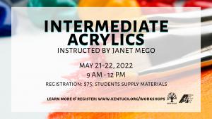 Non-Member Registration for Intermediate Acrylics cover picture