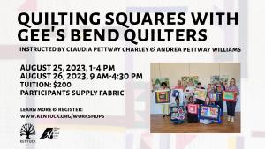 Registration for Quilting Squares: August 2023 cover picture