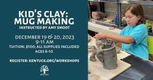 Registration For Kid's Clay Mug Making: December 2023 cover picture