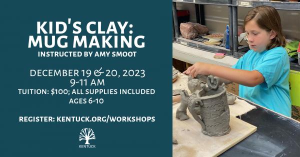 Kid's Clay Mug Making with Amy Smoot: December 2023
