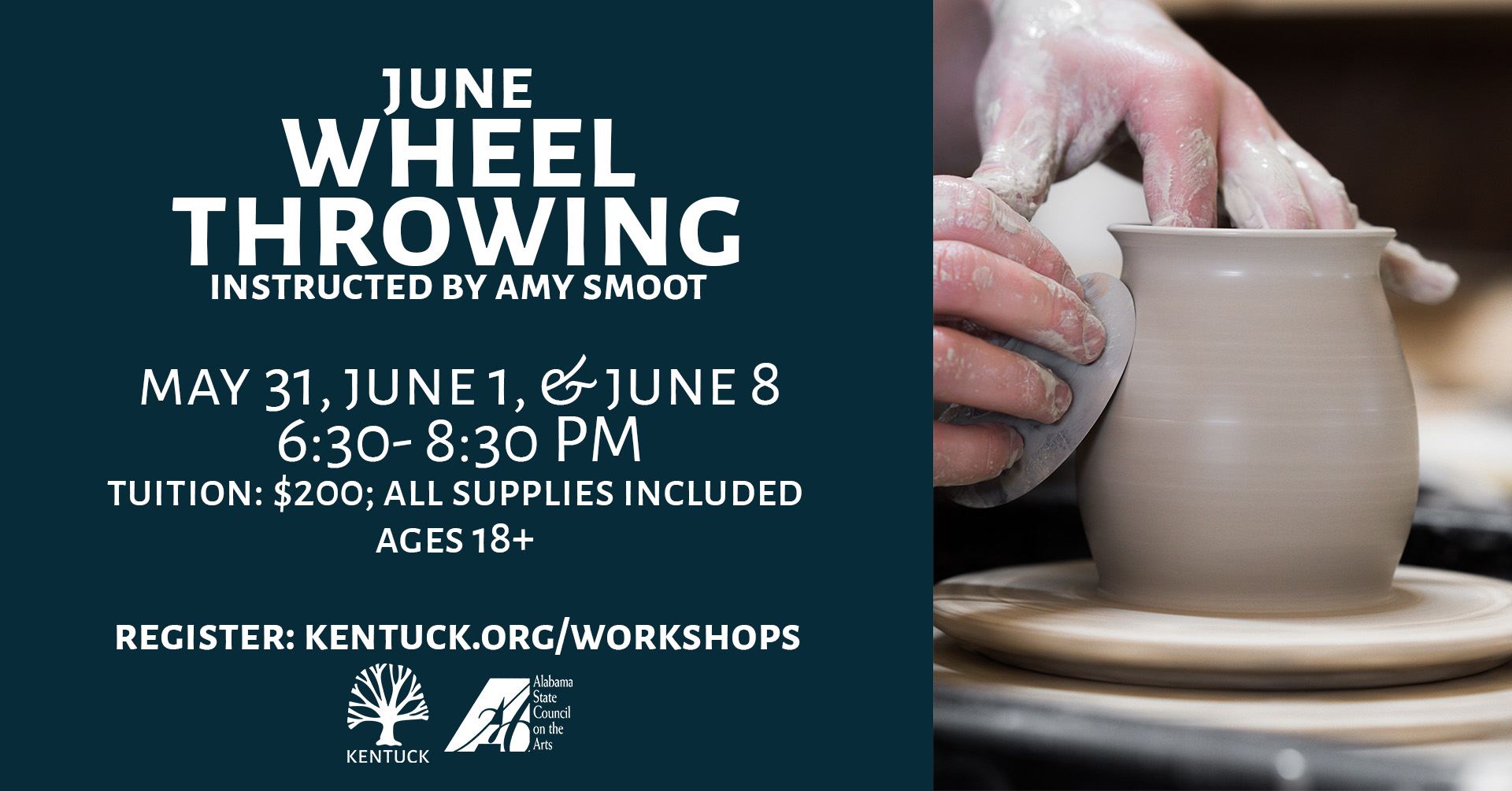 Wheel Throwing with Amy Smoot: June 2023 cover image