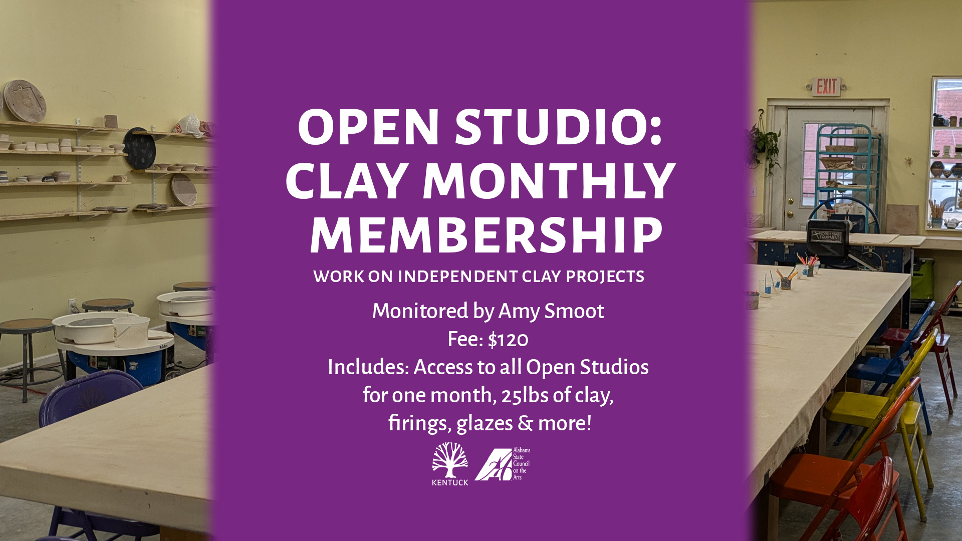 Open Studio: Clay Monthly Membership 2026