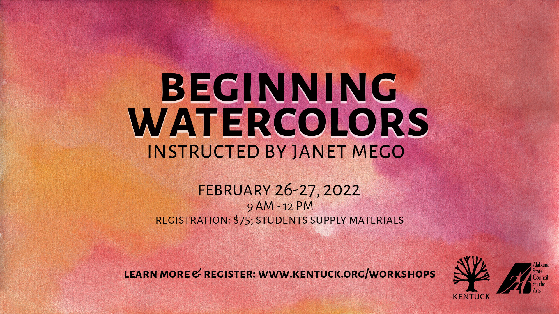 Beginning Watercolors with Janet Mego cover image