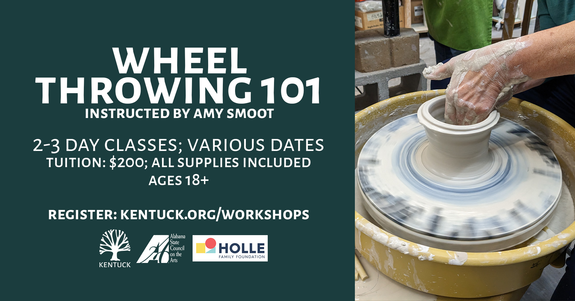 Wheel Throwing 101  with Amy Smoot 2024 cover image
