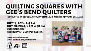 Registration for Quilting Squares: July 2024 cover picture
