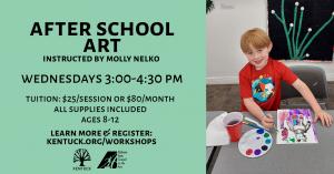 Registration: Monthly Afterschool Art cover picture
