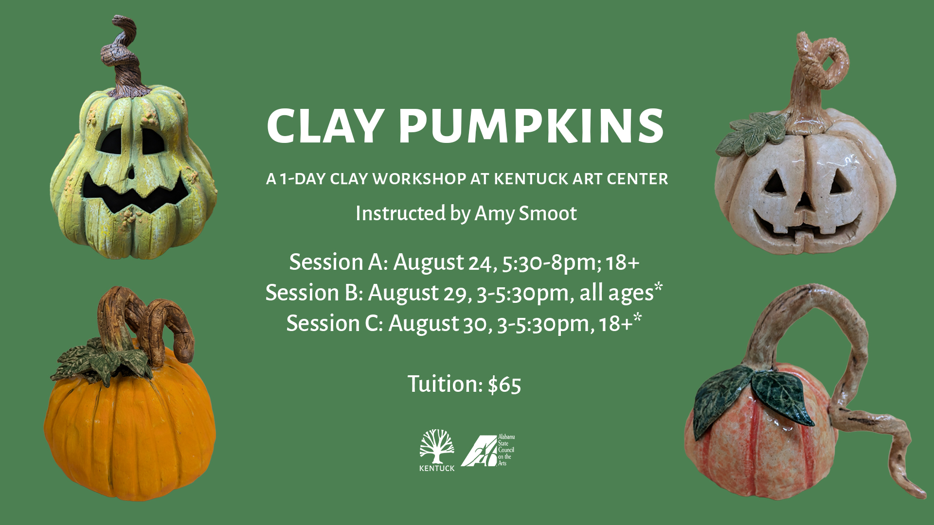 Clay Pumpkins  2026