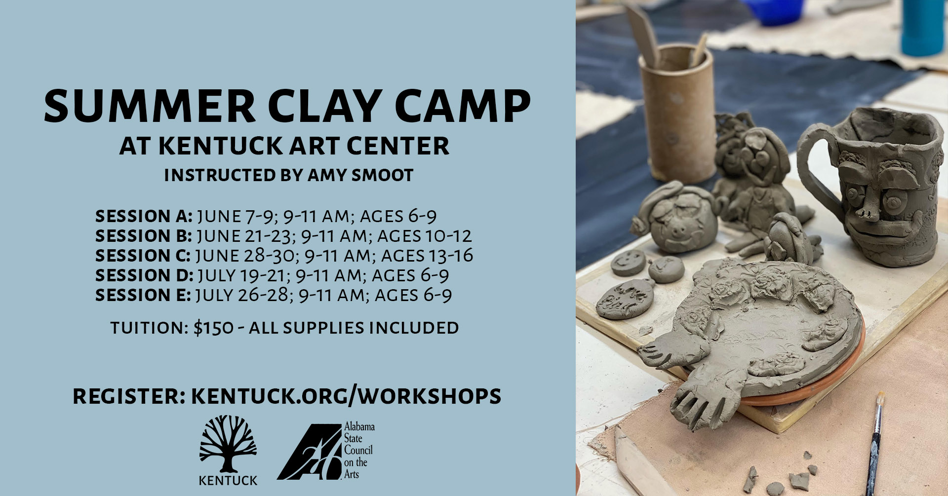 Summer Clay Camps cover image