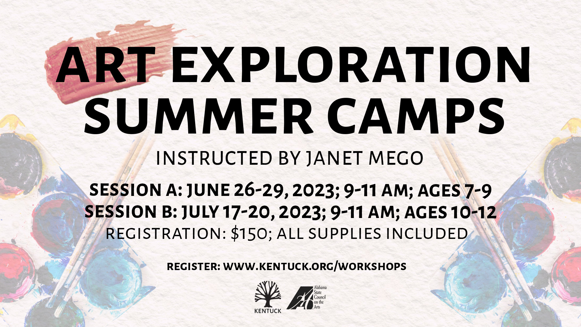 Art Exploration Summer Camps: 2023