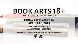 April Registration for Book Arts cover picture