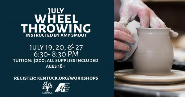 Wheel Throwing with Amy Smoot: July 2023