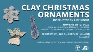 Session A: Non-Member Registration for November Clay Ornaments cover picture