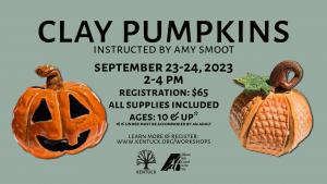 Registration for Clay Pumpkins 2023 cover picture