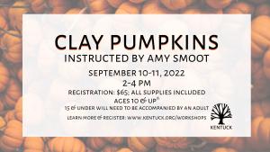Non-Member Registration for Clay Pumpkins cover picture