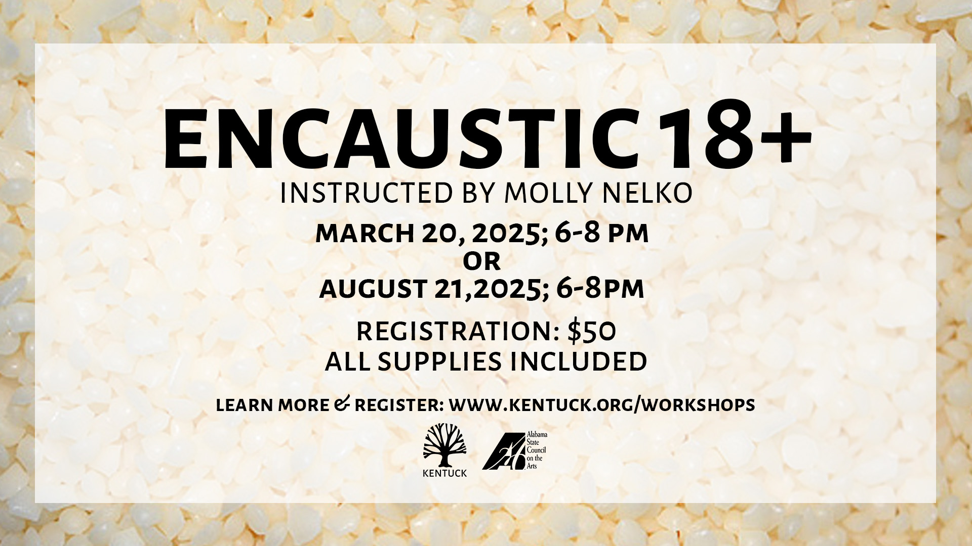 March Registration: Encaustic 2025 cover picture