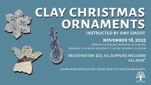 Session A Registration for Clay Ornaments: November 2023 cover picture