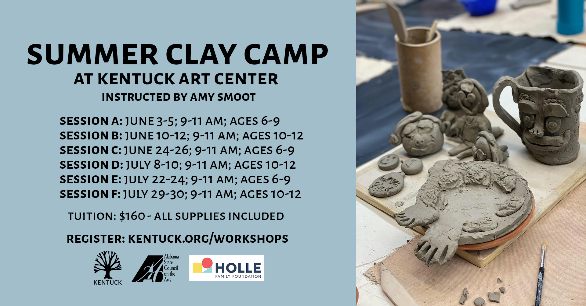 Summer Clay Camps: 2024 cover image