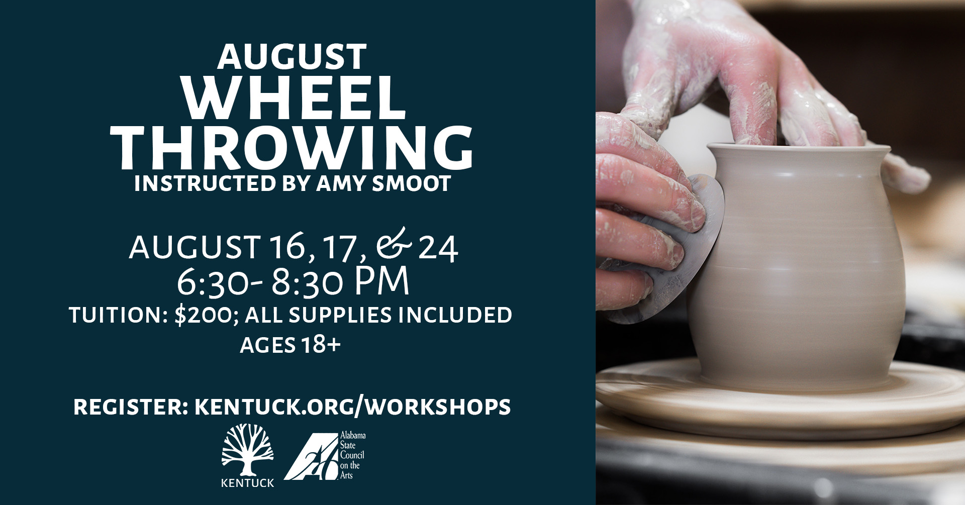 Wheel Throwing with Amy Smoot: August 2023 cover image