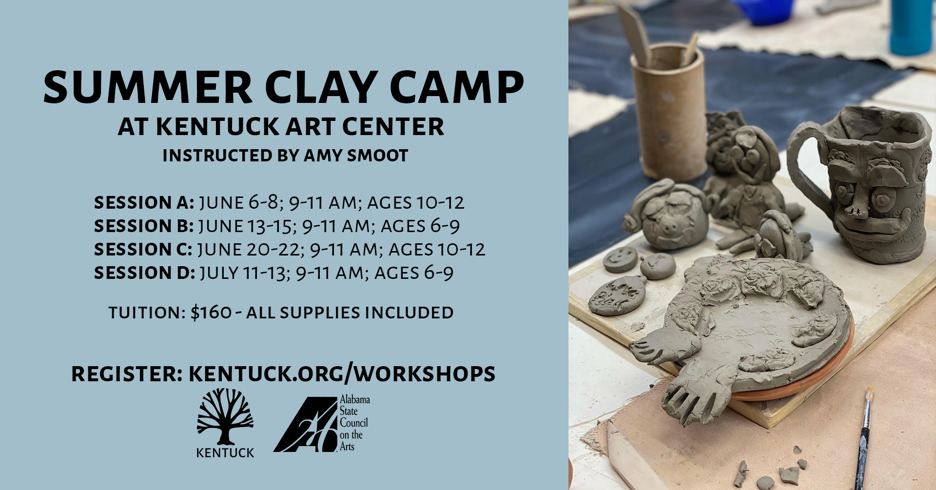 Summer Clay Camps: 2023 cover image