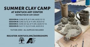 Session E Registration for Summer Clay Camp 2023 cover picture