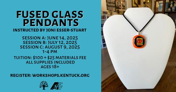 Fused Glass Pendants with Joni Esser-Stuart: 2025