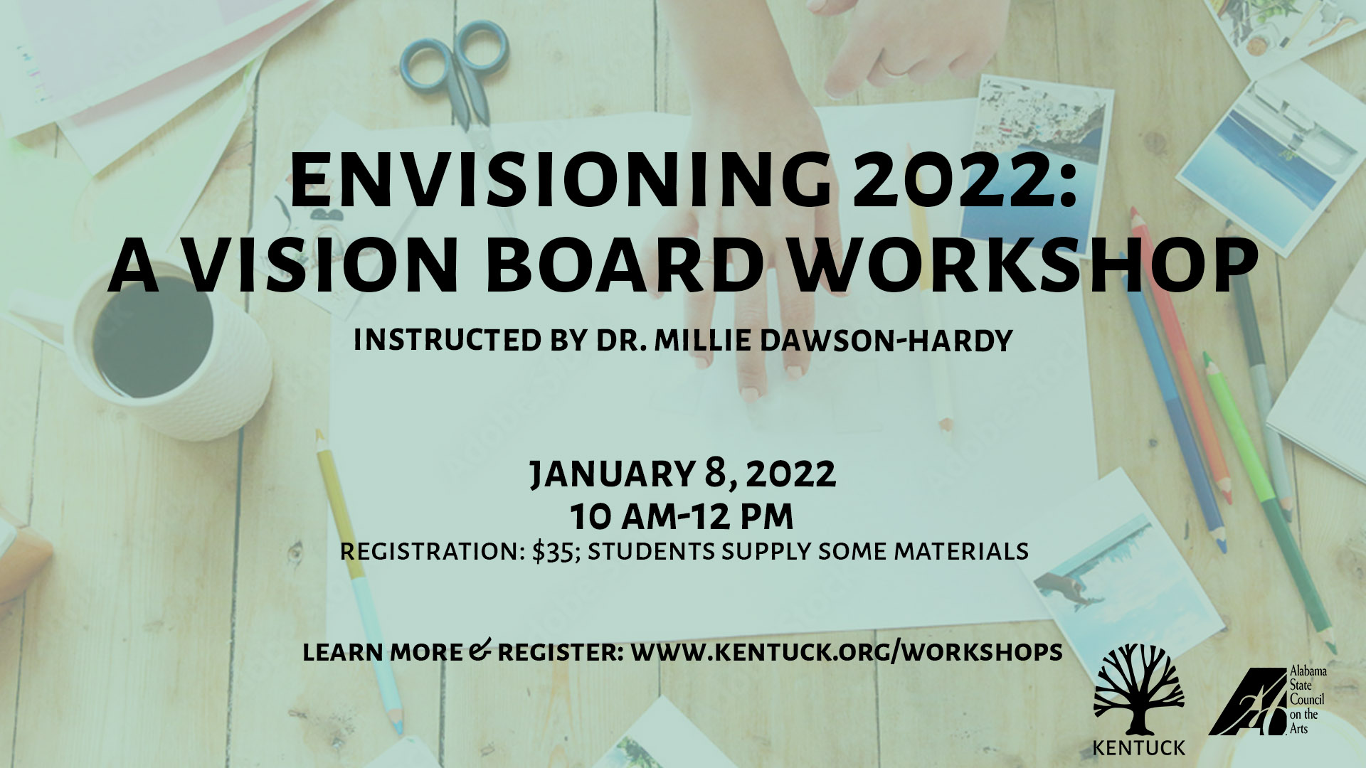 Envisioning 2022: A Vision Board Workshop with Dr. Millie Dawson-Hardy cover image