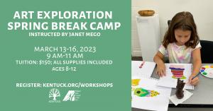 Registration for Spring Break Art Exploration Camp 2023 cover picture