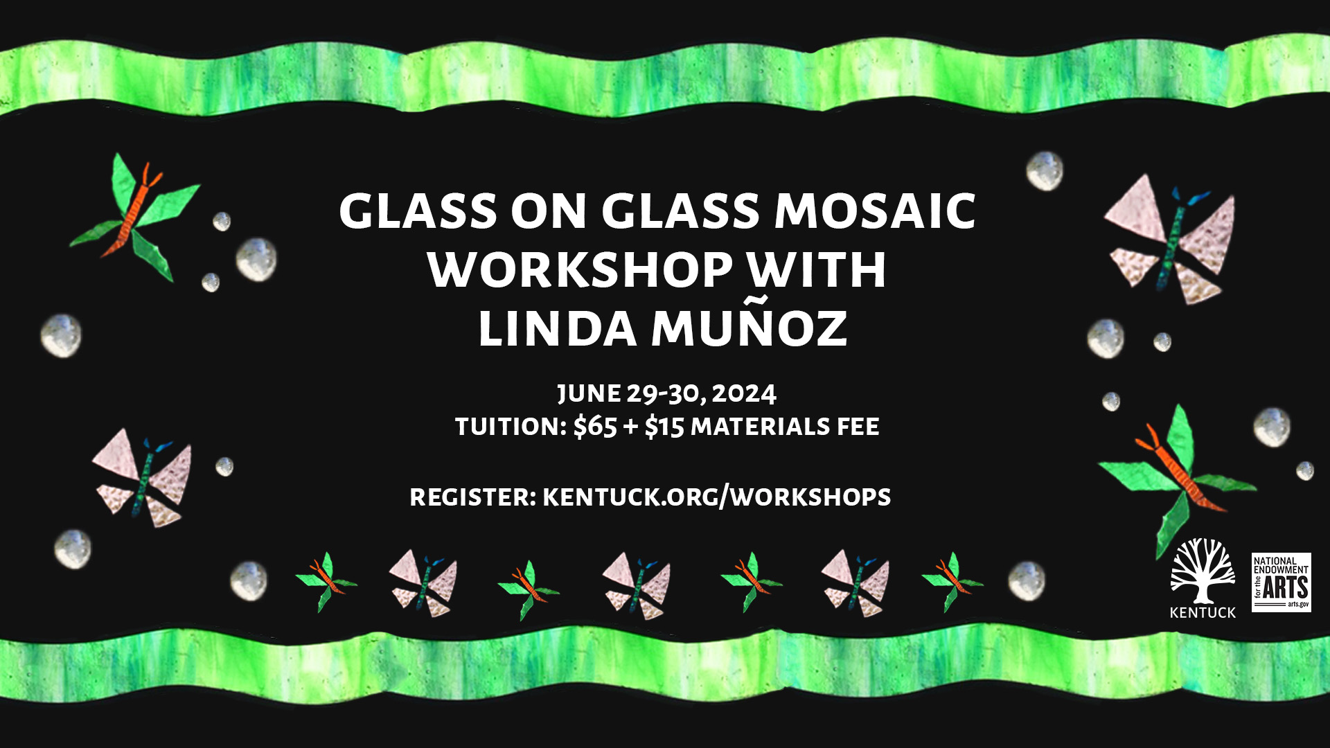 Glass on Glass Mosaics with Linda Munoz :  June 2024 cover image
