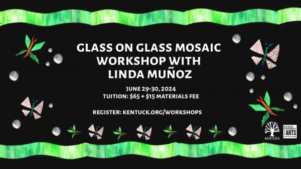 Glass on Glass Mosaics with Linda Munoz :  June 2024
