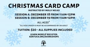 Session A Registration: Christmas Card Camp cover picture