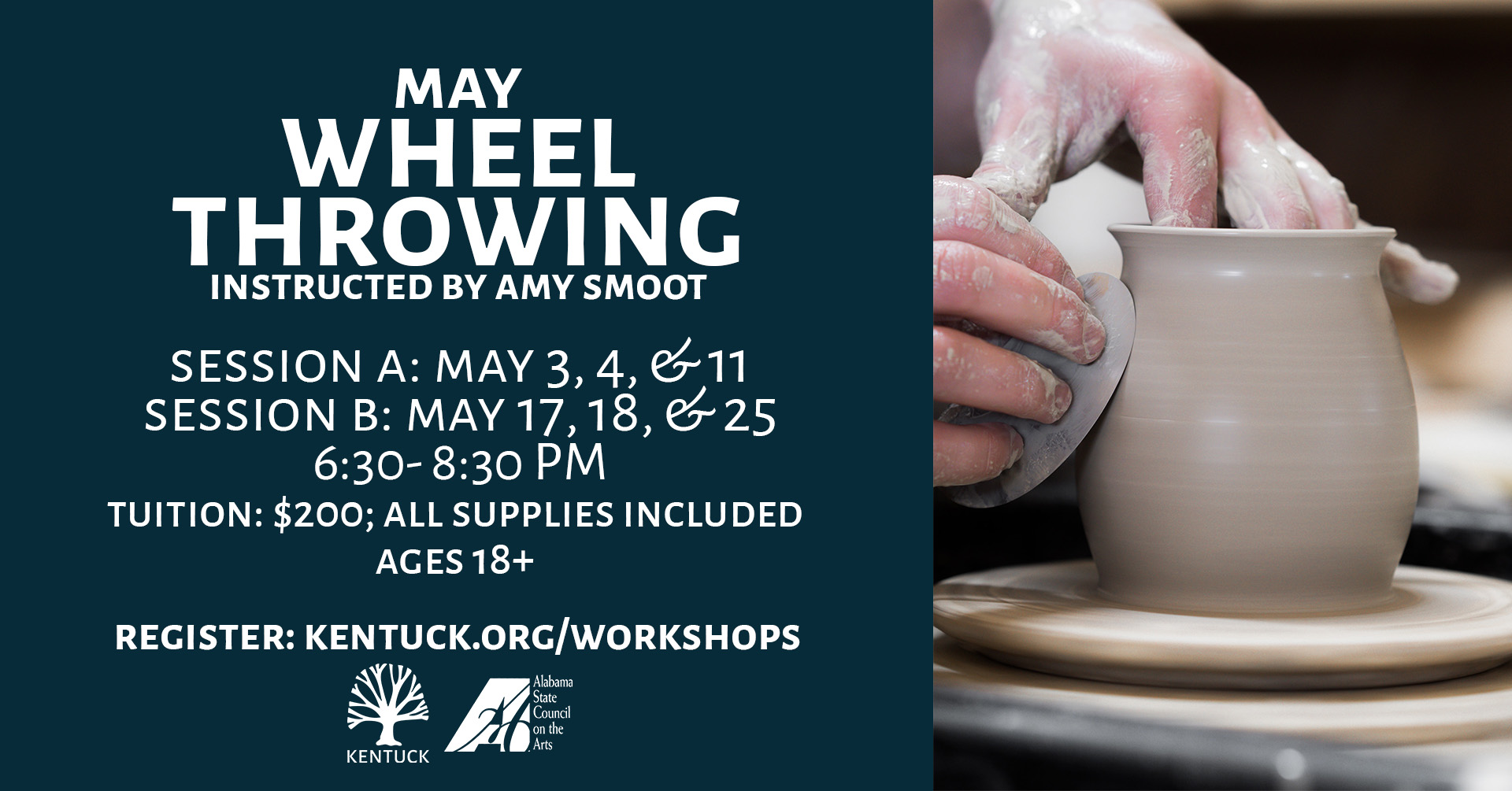 Wheel Throwing with Amy Smoot: May 2023 cover image