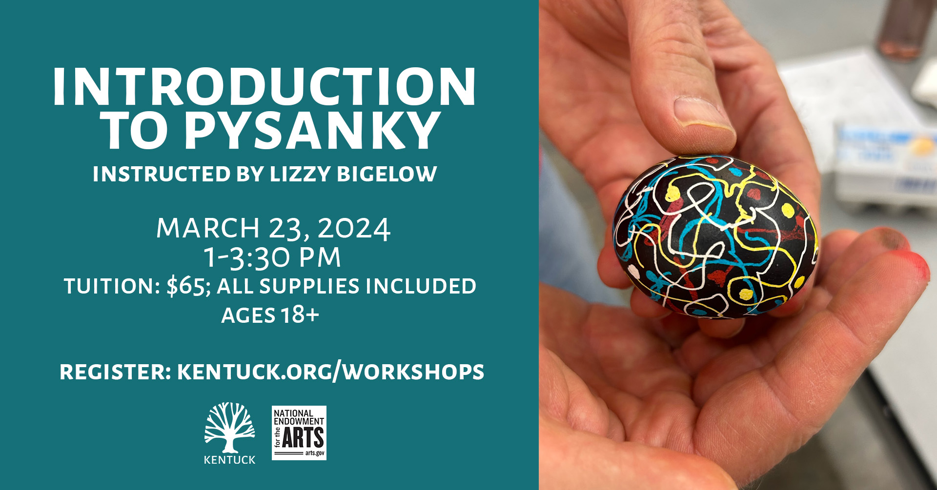 Introduction to Pysanky with Lizzy Bigelow: March 2024