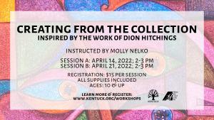 Session A: Non-Member Registration for Creating from the Collection: Dion Hitchings cover picture