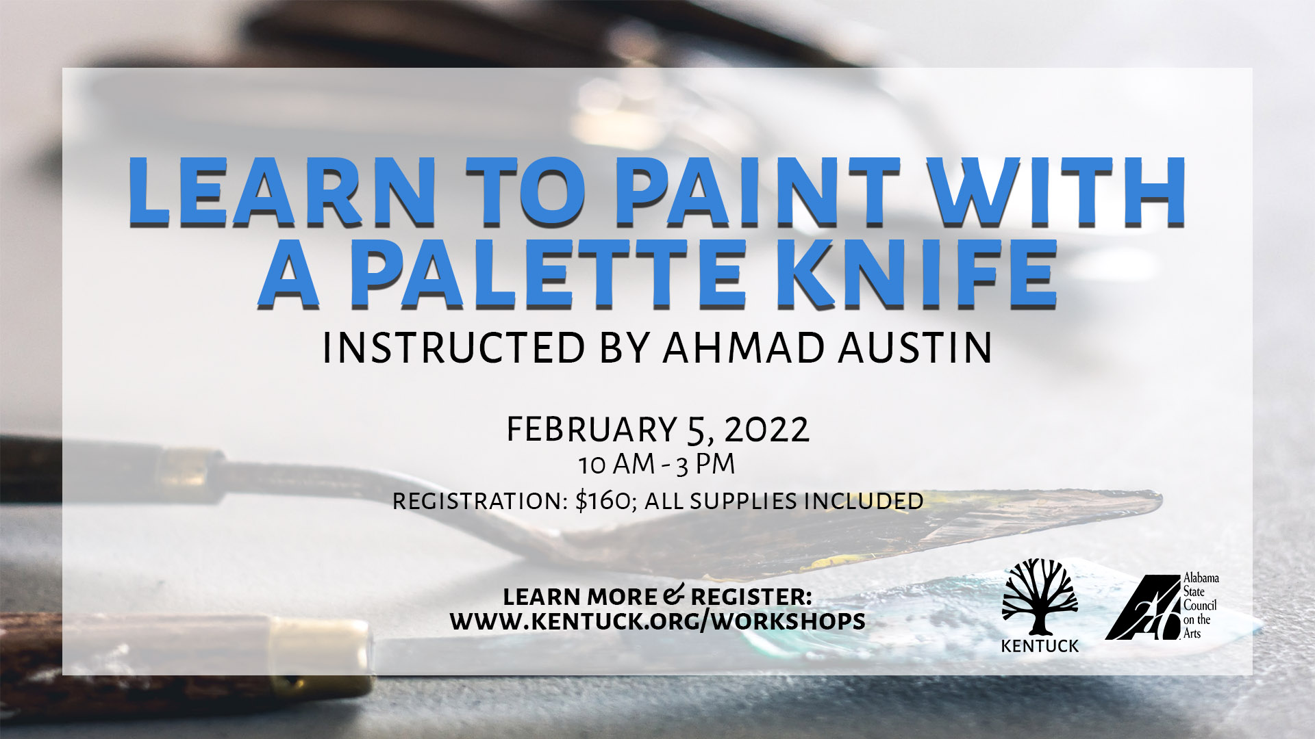 Learn to Paint with a Palette Knife with Ahmad Austin