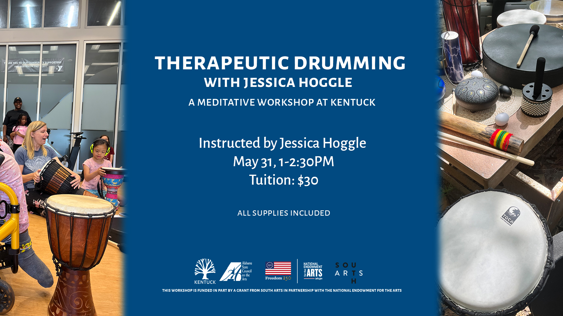 Therapeutic Drumming with Jessica Hoggle