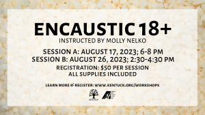 Session A Registration: Encaustic 18+ cover picture