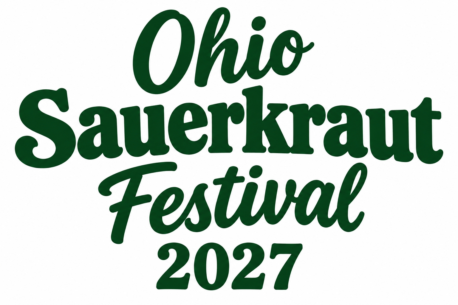 Ohio Sauerkraut Festival 2027