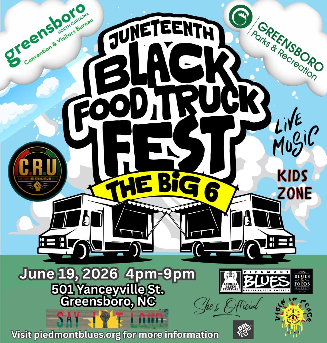 6th Juneteenth Black Food Truck Festival Vendors