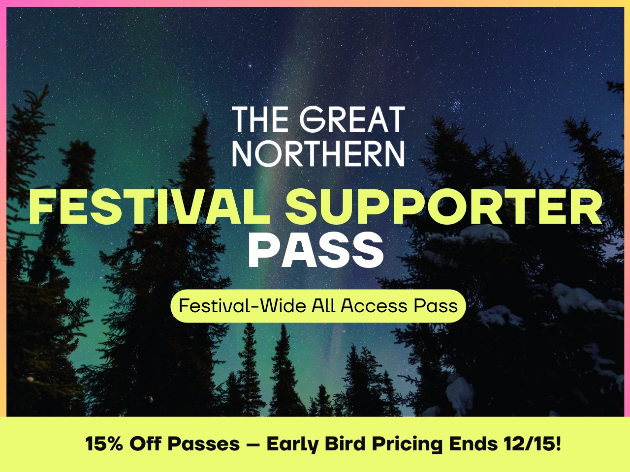 Festival Supporter Pass cover picture