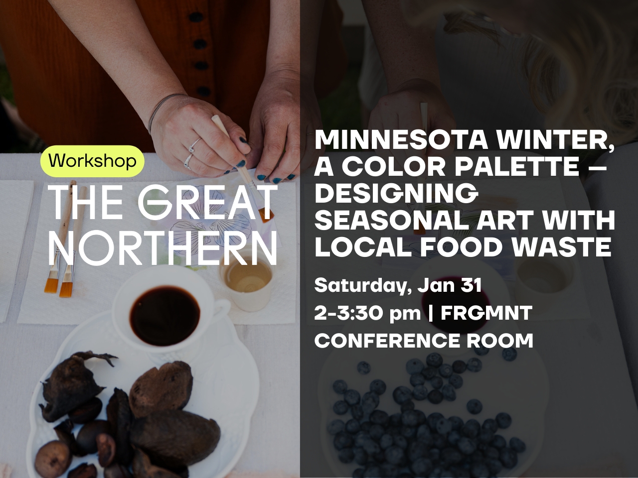 Minnesota Winter, A Color Palette &ndash; Designing Seasonal Art with Local Food Waste cover picture