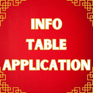 Information Table Application