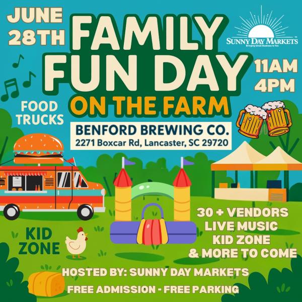 Benford Brewing - Family Day on the Farm Application (June 28th) Benford Brewing - Family Day on the Farm Application (June 28th)