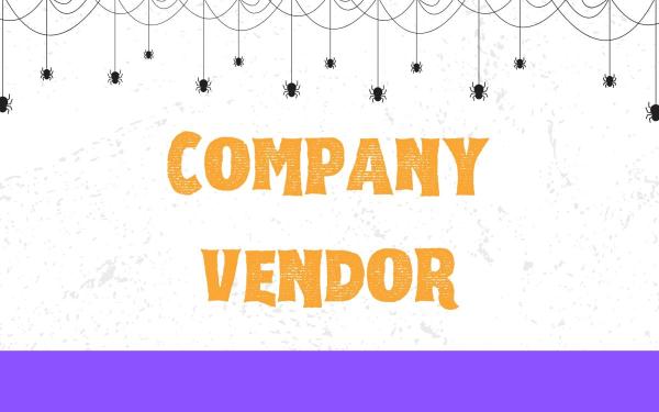 Company Vendors - $75 Company Vendors - $75